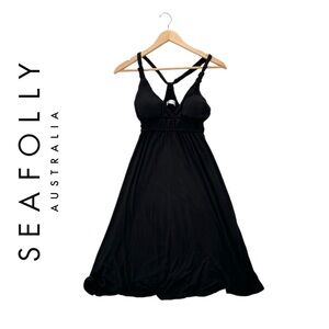 Seafolly Racerback Midi Beach Dress